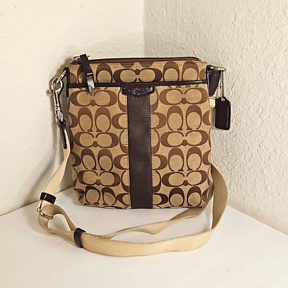 SALE!! Authentic Coach Monogram Crossbody